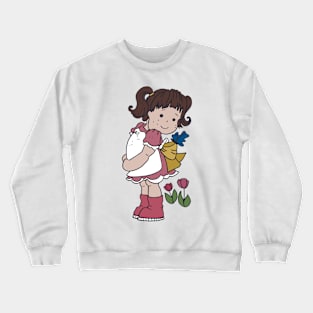 Spring girl Crewneck Sweatshirt